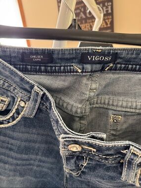 Vigoss Chelsea Capri Women’s Jeans - Blue Denim